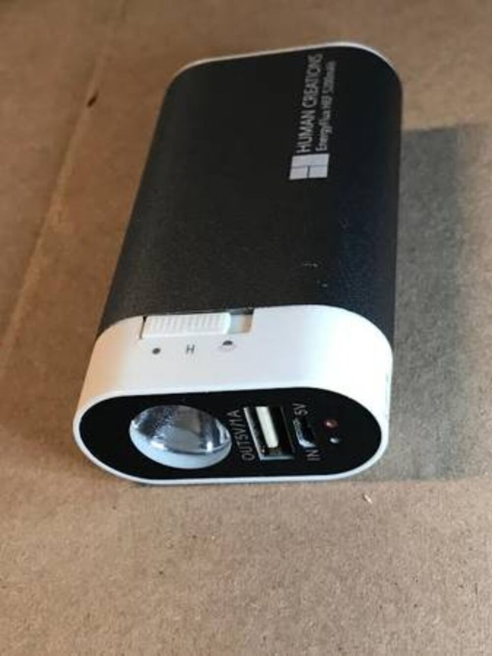 Human Creations EnergyFlux Power Bank, Handwarmer &amp; LED Flashlight (3-in-1)